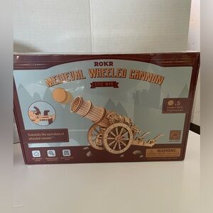 Rokr Toys | Medieval Wheeled Cannon Learning Toy